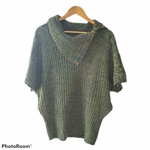 New Direction Green Marled Sweater Size Large